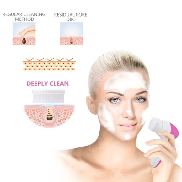 Facial Cleansing Brush | Face Scrubber Exfoliator - Picture 7 of 7